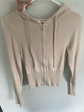 Ardenes knitted ribbed Zip-Up sweater